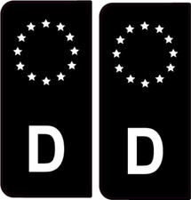 Stickers allemagne noir d'occasion  Ingwiller