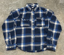 Xadrez masculino Abercrombie & Fitch Preppy flanela ajuste muscular botão azul para cima grande comprar usado  Enviando para Brazil