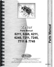 Zetor 5211 5245 6211 6245 7211 7245H 7745 7711 Katalog części do ciągników na sprzedaż  Wysyłka do Poland