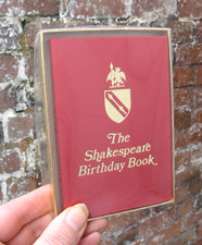 Shakespeare birthday book for sale  CARLISLE
