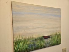 Vintage oil canvas for sale  Deep River