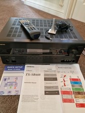 Onkyo sr608 receiver for sale  GREENHITHE
