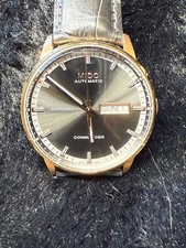 Caixa de aço inoxidável Mido Commander II 40mm ouro rosa com pulseira original, caixa e manual! comprar usado  Enviando para Brazil