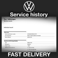 Registros históricos de serviço digital Volkswagen (relatório de serviço VW) comprar usado  Enviando para Brazil