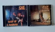 CDs Epic Records Ozzy Osbourne Diary Of A Madman + Blizzard Of Ozz comprar usado  Enviando para Brazil