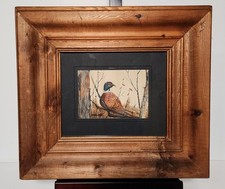 Vintage pheasant watercolor for sale  Austin