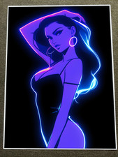Neon retro girl for sale  House Springs