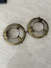 Suporte de sombra antigo 3 1/4” para soquetes de porcelana latão luz original vintage comprar usado Suporte de sombra antigo 3 1/4” para soquetes de porcelana latão luz original vintage comprar usado  Enviando para Brazil