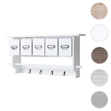 Półka kuchenna HWC-C49, półka domowa półka, vintage z 5 szufladami 32x65x13cm na sprzedaż Półka kuchenna HWC-C49, półka domowa półka, vintage z 5 szufladami 32x65x13cm na sprzedaż  Wysyłka do Poland