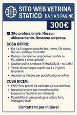 Creazione sito web usato  Italia