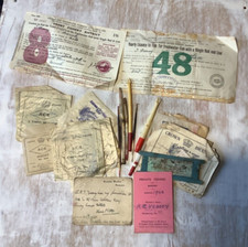 1940s fishing licence for sale  CHESTERFIELD