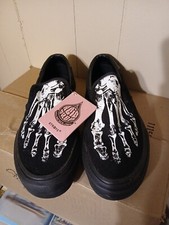 Tênis Straye X-Ray Acid Drop Feminino 9.5 11 Preto Esqueleto Slip On Skate comprar usado  Enviando para Brazil
