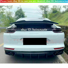 Compatível com Porsche Panamera 971 2017-2023 porta-malas de fibra de carbono real asa spoiler traseiro comprar usado  Enviando para Brazil
