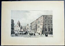 Vecchia incisione. castel usato  Roma