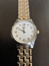 Relógio masculino de quartzo analógico J-Axis Script prata ouro vintage 804702292 comprar usado  Enviando para Brazil