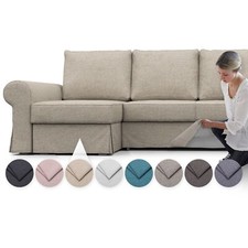 Capa confortável para sofá-cama de canto Backabro - Misturas de cashmere à prova de derramamento comprar usado  Enviando para Brazil