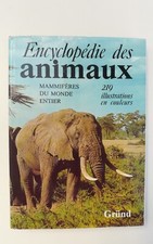 1979 encyclopédie animaux d'occasion  Paris I