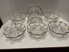 Set vintage crystal for sale  Weston