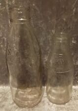 Vintage milk bottles for sale  PAISLEY