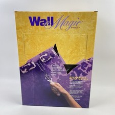 Wall Magic por Wakat KIT DE PINTURA DE PAREDE DECORATIVA + VHS 1997 Nova Caixa Aberta NOS comprar usado  Enviando para Brazil