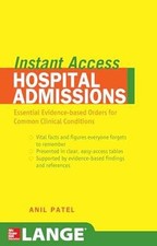 LANGE Instant Access Hospital Admissions - Paperback, by PATEL - Good comprar usado  Enviando para Brazil