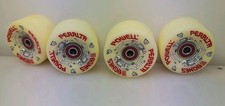 Rodas de skate Powell Peralta BONES 97A com rolamentos vermelhos – levemente montadas comprar usado  Enviando para Brazil
