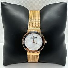Relógio de quartzo feminino Skagen Freja 358SRRD malha de aço tom rosa mostrador analógico JNA581 comprar usado  Enviando para Brazil