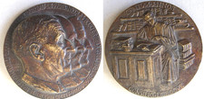 Médaille bronze bibliothécai d'occasion  Montpellier-
