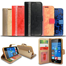 Capa flip para Microsoft Lumia 650 carteira de couro magnética capa livro comprar usado  Enviando para Brazil