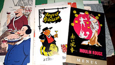 Lot menus anciens d'occasion  Coulaines