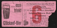 Ticket 1973 schalke gebraucht kaufen  Deutschland
