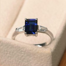 3ct emerald cut for sale  CROYDON