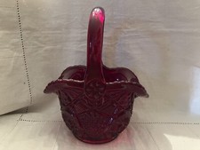 fenton glass basket ruby for sale  Worton