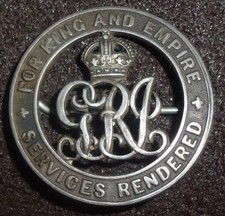 Ww1 wound badge for sale  NORWICH