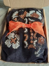 Sari snippets. orange for sale  DEVIZES