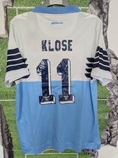 Camisa de futebol LAZIO 2014/2015 '115 ANIVERSÁRIO' TAMANHO G MACRON KLOSE comprar usado  Enviando para Brazil