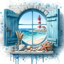 Window lighthouse diamond for sale  Valley Stream