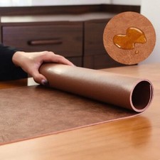 Mouse pad de escritório de couro ecológico camada de mesa porta-copos de chá café tapete protetor de mesa comprar usado  Enviando para Brazil