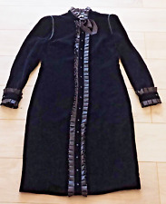 Nina Ricci Haute Couture * Vestido de veludo preto vintage tamanho XS - P comprar usado  Enviando para Brazil