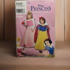 Fantasias de Bela Adormecida Branca de Neve Disney Padrão de Costura Simplicity 9384 Tamanho 3-8 comprar usado  Enviando para Brazil