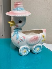 Boné de pato vintage bebê recém-nascido presente berçário plantador Japão 7245, usado comprar usado  Enviando para Brazil