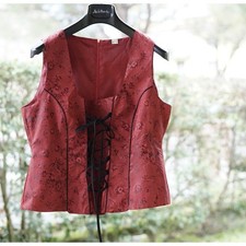 Gilet corpetto rosso usato  Italia