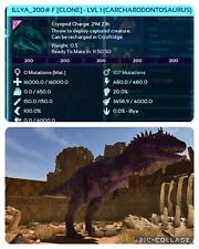 Ark Survival Ascended Pve ID200 NÍVEL 1 FÊMEA CARCHA CLONE comprar usado  Enviando para Brazil
