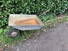 Vintage galvanised wheelbarrow for sale  ALTON