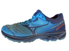 Usado, Tênis de caminhada Mizuno 'Wave Rider GTX' Gore-Tex masculino azul impermeável trilha EUA 11 comprar usado  Enviando para Brazil