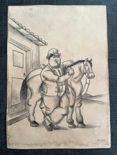 Fernando botero drawing d'occasion  Expédié en Belgium