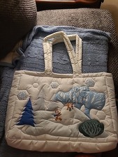 Usado, Bolsa tote grande 2023 parques da Disney Minnie Chip & Dale férias inverno buffer nova sem etiquetas comprar usado  Enviando para Brazil