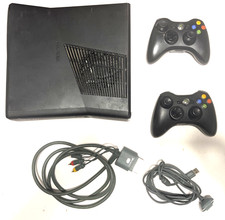 Pacote de console Xbox 360 Slim 2 controles + 9 jogos pacote lote testado/funcionando comprar usado  Enviando para Brazil