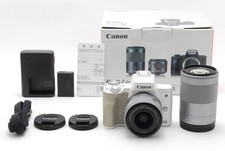 Usado, 🎦[ ESTADO PERFEITO na caixa] Câmera sem espelho Canon EOS Kiss M 15-45mm 55-200mm do Japão comprar usado  Enviando para Brazil