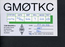Qsl card radio for sale  EASTBOURNE